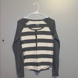 Long sleeve striped shirt